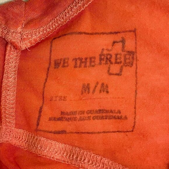 We the Free Free People Loose fit Coral Top Medium - Picture 4 of 4